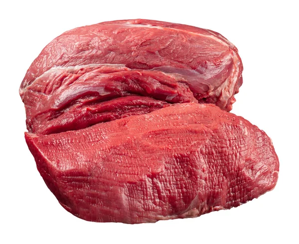 İzole edilmiş çiğ sığır filetosu.