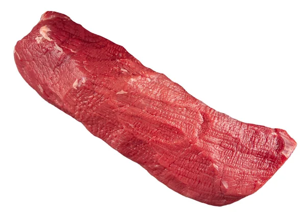Izolált marhahúsleves húsrész fehér alapon — Stock Fotó
