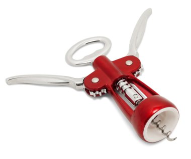 Red corkscrew clipart