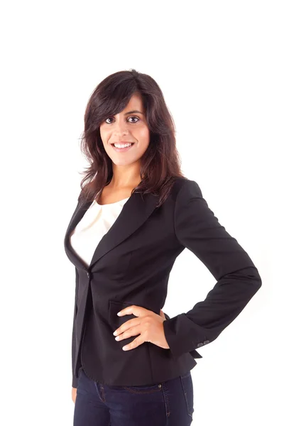 Beautiful woman scheduling an appointment — Stock Photo, Image