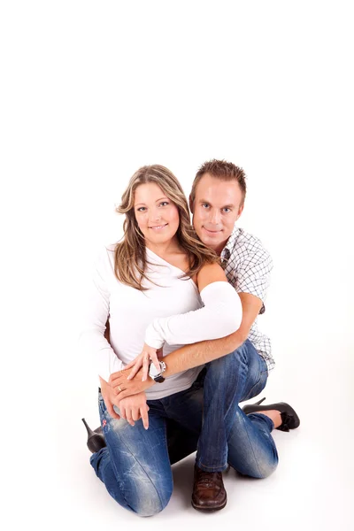 Loving couple embracing — Stock Photo, Image