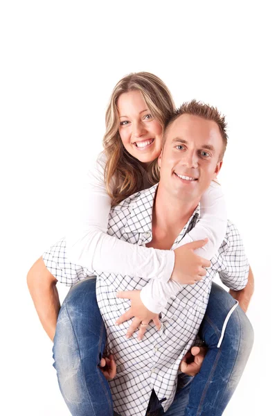 Loving couple embracing — Stock Photo, Image