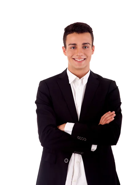 Portrait of a business man over white background — Stock Photo, Image