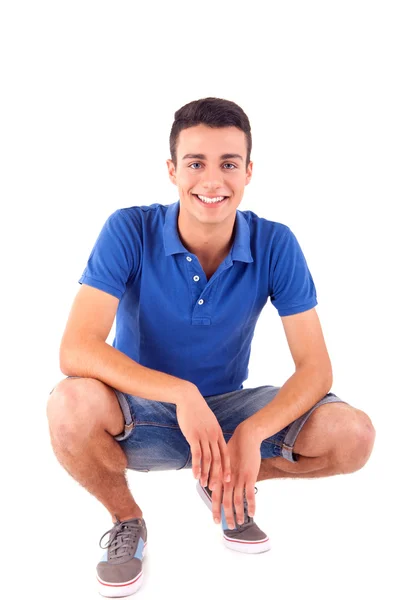 Retrato de un joven guapo con ropa casual — Foto de Stock