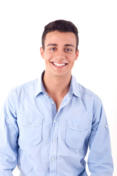 Retrato de un joven guapo con ropa casual — Foto de Stock