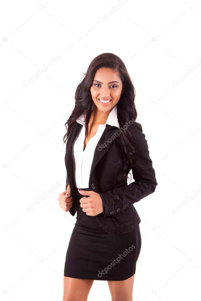 Portrait of modern business woman smiling