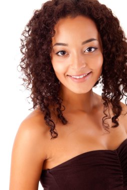 modern gülüyor Afro-Amerikan portresi