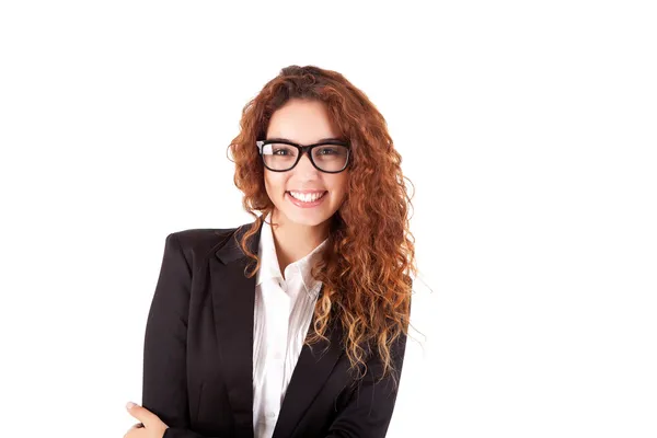 Mujer sonriente haciendo el signo OK Fotos De Stock Sin Royalties Gratis