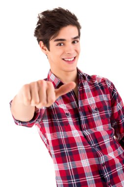 Genç öğrenci pozitifliği - thumbs up ifade etme