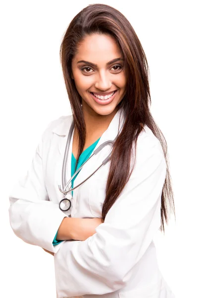 Beautiful ethnic doctor — Stock Photo, Image