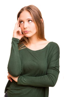 güzel sarışın kadın onun düşüncelerinde kaybetti