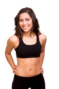 güzel fitness Kadın kılığında