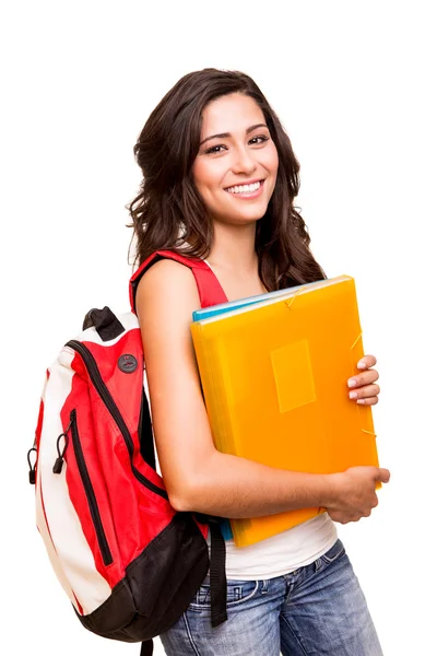 Joven estudiante feliz — Foto de Stock