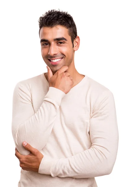 Portrait d'un jeune homme souriant Images De Stock Libres De Droits