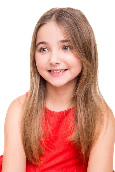 Little girl in studio — Stock Photo, Image