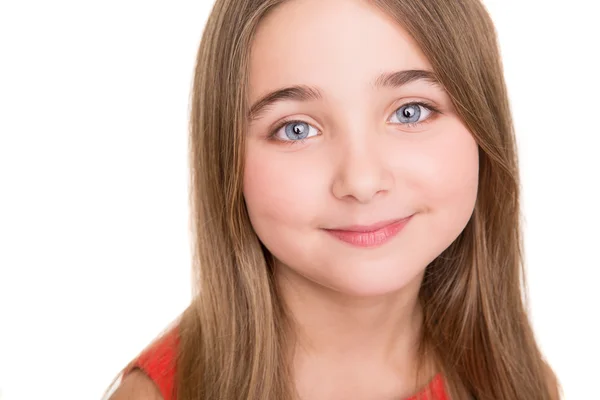 Little girl in studio — Stock Photo, Image