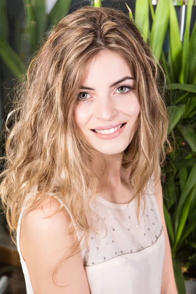 Portrait of a blond woman — Stock Photo, Image