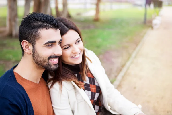 Couple in bed — Stock Photo, Image