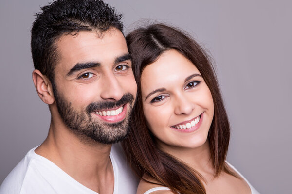 Портрет смешной пары
