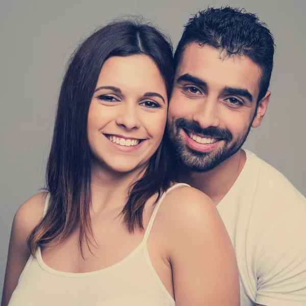 Portrait of a funny couple — Stock Photo, Image