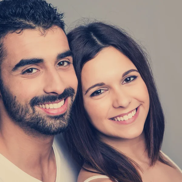 Retrato de um casal engraçado — Fotografia de Stock