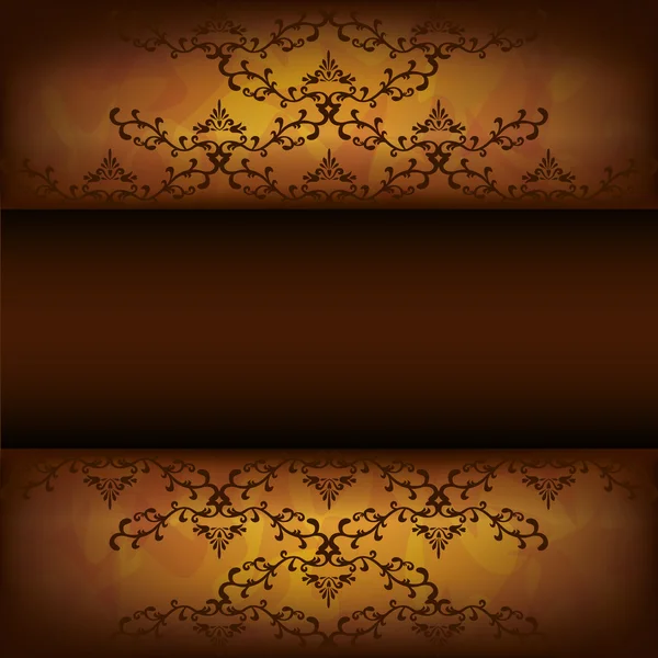 Grunge-Hintergrund mit dekorativem Muster — Stockvektor