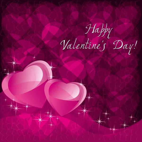 Fond d'amour pour la Saint-Valentin — Image vectorielle