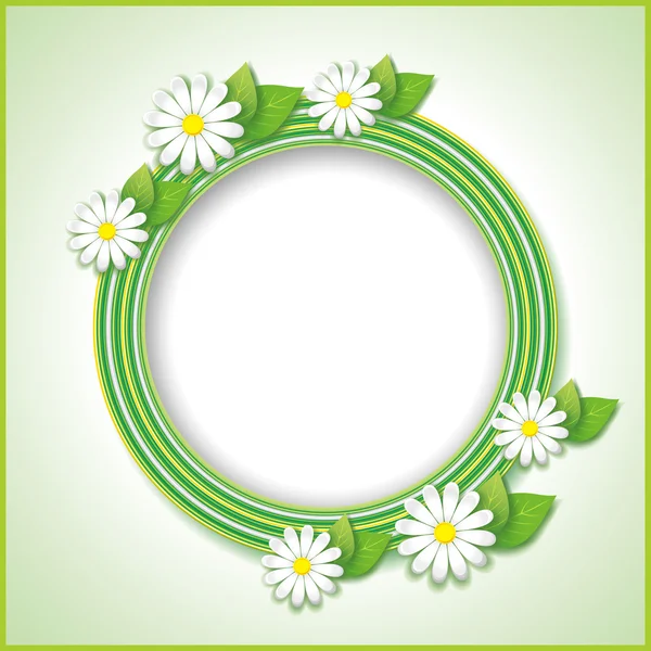 Вінтажний фон з весняною або літньою квіткою — стоковий вектор