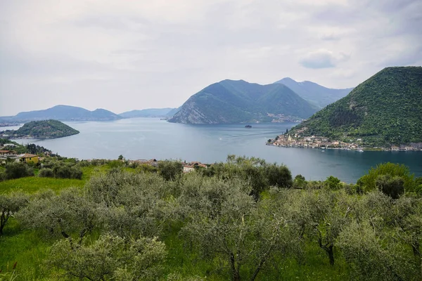 View Lake Italy Beautiful Summer Landscape — Stockfoto