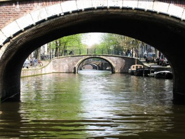 view of bridge over the river