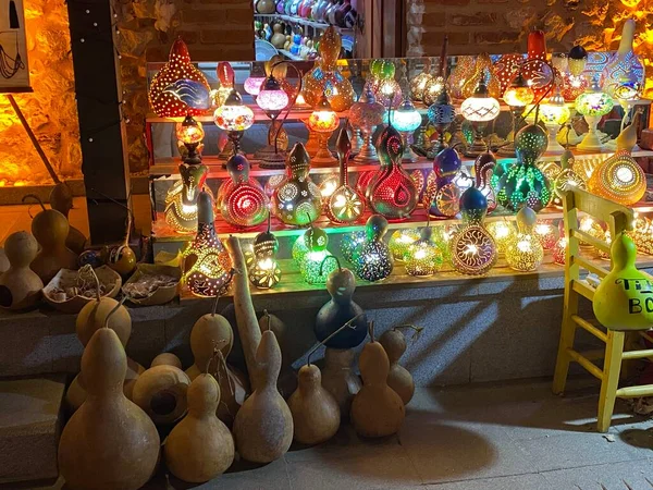 Lâmpadas Abóbora Decorativas Para Venda — Fotografia de Stock