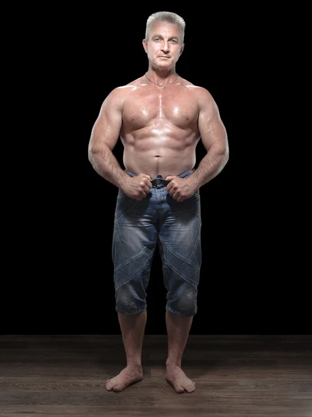 Adult muscleman — Stock Photo, Image