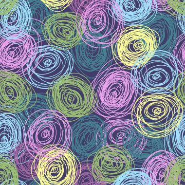 rengarenk karalama seamless modeli