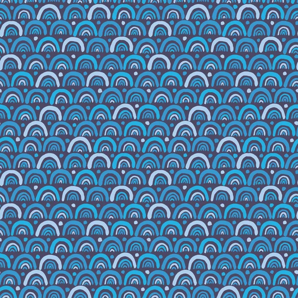 Abstraktní vzor bezešvé v modrém — Stock fotografie zdarma