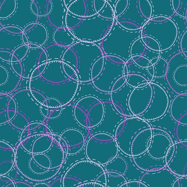 Αφηρημένο μοτίβο χωρίς ραφή με κύκλους — Διανυσματικό Αρχείο