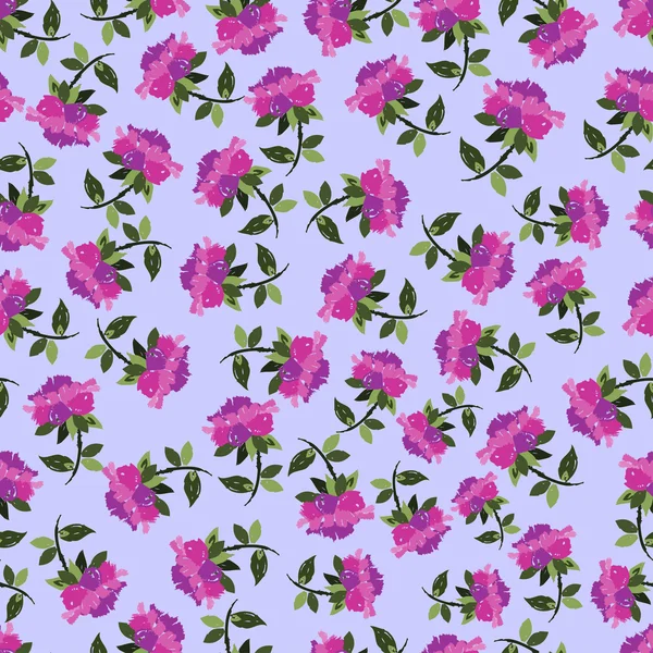 Tender roses seamless pattern — Stock Vector