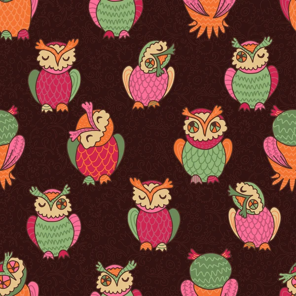 Motifs chats motif sans couture — Image vectorielle