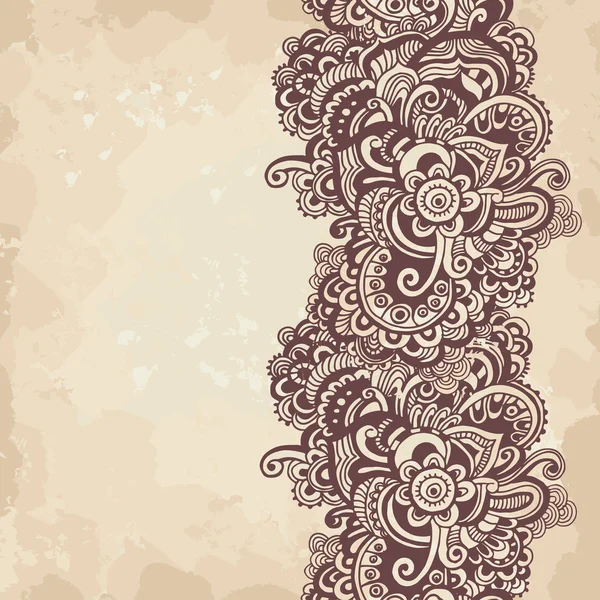 Vintage seamless border — Stock Vector