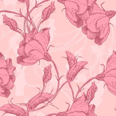 Retro pürüzsüz desen