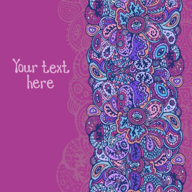 Endless vertical border