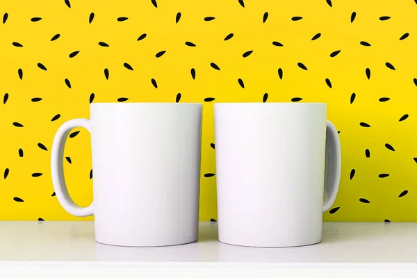 Mug Mockup 3Dレンダリング — ストック写真