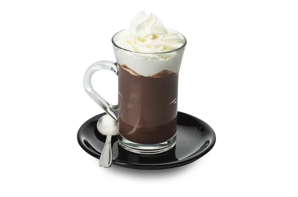 Hot chocolate art — Stock Photo, Image