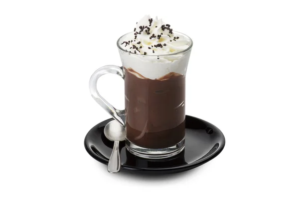 Hot chocolate art — Stock Photo, Image