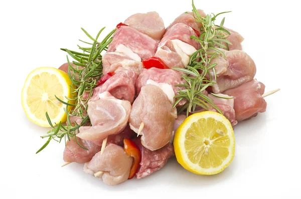 Chicken skewers — Stock Photo, Image