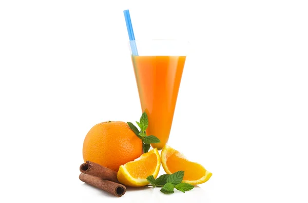 Oranžový ovocné koktejly — Stock fotografie