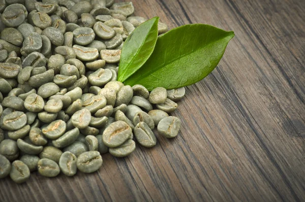 Perdre du poids par le café vert — Photo