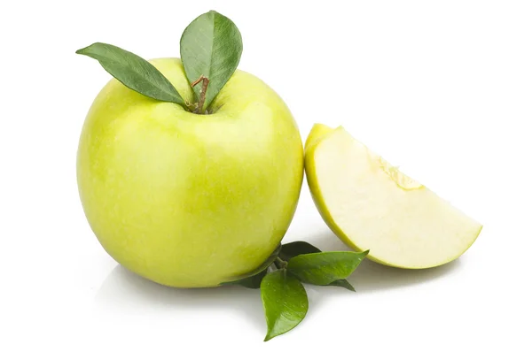 Grüner Apfel — Stockfoto