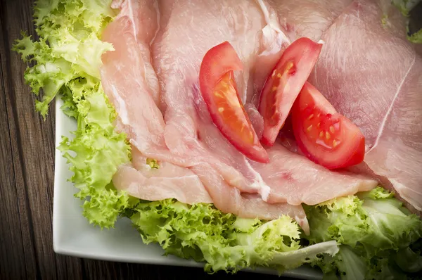 Slices of chicken — Stock Photo, Image