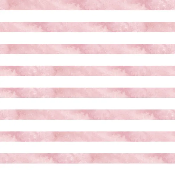 Älska rosa remsa och splush bakgrund. Akvarell sömlös abstrakt mönster. Handritning Tie Dye Wash-tryck. Sommartapet, vykort, förpackning, tyg, design, textil, omslagspapper. — Stockfoto