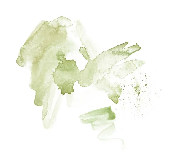 Эко-зеленая акварель нарисована вручную. всплеск абстрактного фона для овощей. Следы воды. Летние обои, открытки, упаковка, ткань, дизайн, текстиль, оберточная бумага. — стоковое фото